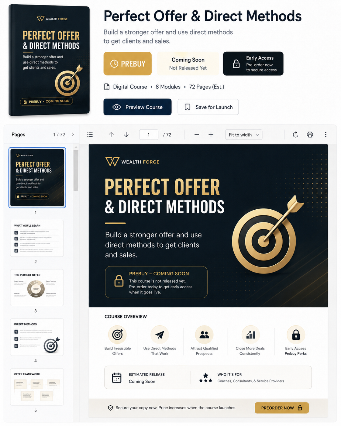 What To Sell & Direct Methods